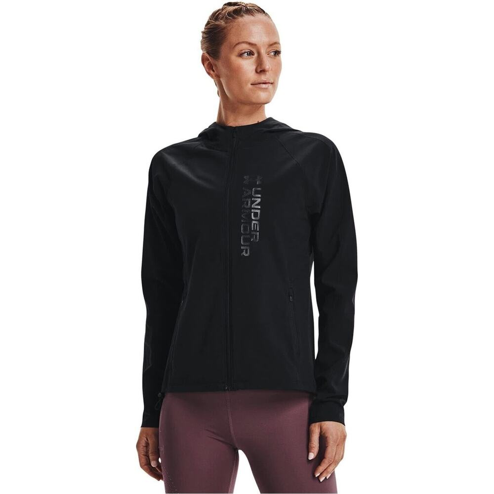 Under Armour Women's OutRun The Storm Water Repellent Stretch Hooded Jacket